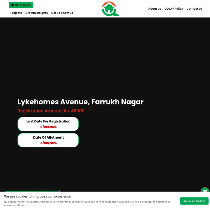 Deendayalplot website