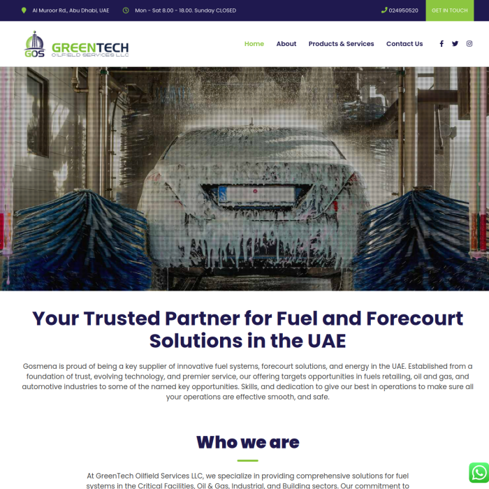 GOS (Gosmena) website